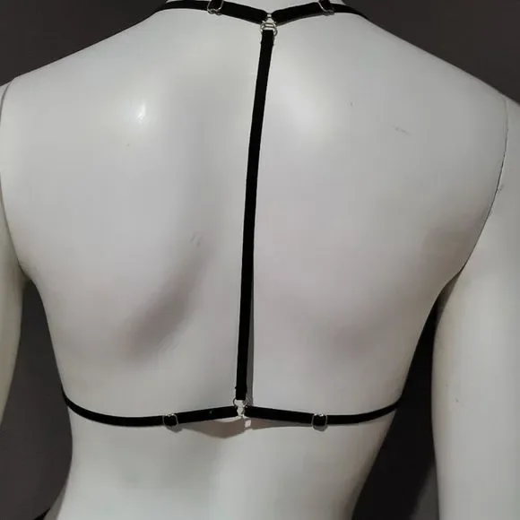 Fredericks of Hollywood Asha Velvet And Lace Lingerie Bra Set  Black - Picture 9 of 15